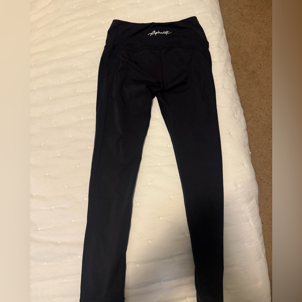Black High-Waisted Alphalete Leggings